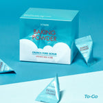 Hydrating and cooling Korean face scrub for refining enlarged pores and blackheads