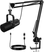 SL40 USB/XLR Dynamic Microphone for Podcasting, Gaming, Live Streaming and Recording, Built-in Headphone Output, LED Mute Button, All Metal, Voice Isolation Technology - Image 13
