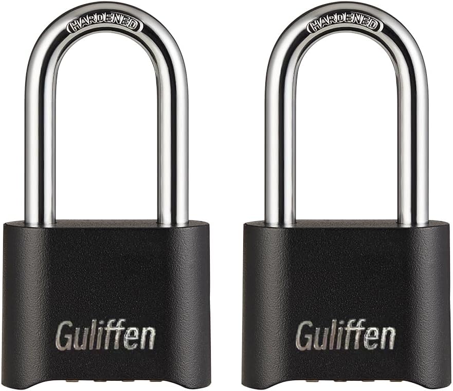 Guliffen combination padlock front view