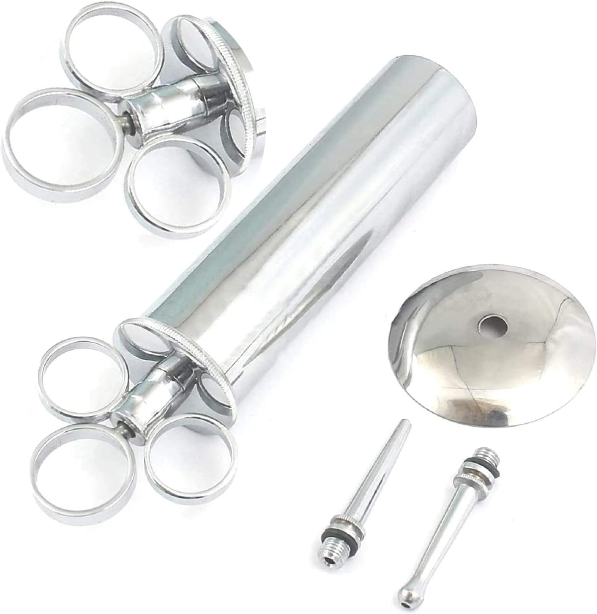 DDP Ear Syringe Metal Four Ounce front view for professional ear irrigation.