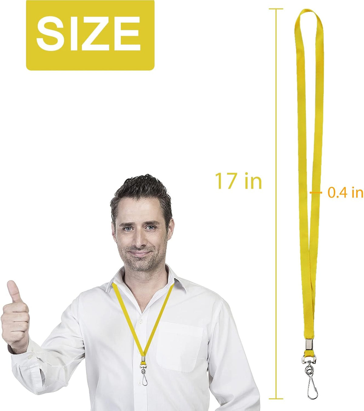 Korty 50 pack lanyards hanging display