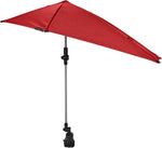 Sport-Brella Versa-Brella front view in firebrick red