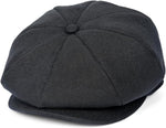 jerague Wool Newsboy Cap for Men Women - Classic Vintage Gatsby Lvy Cabbie Hat Flat Beret Cap Adjustable Size - Image 10