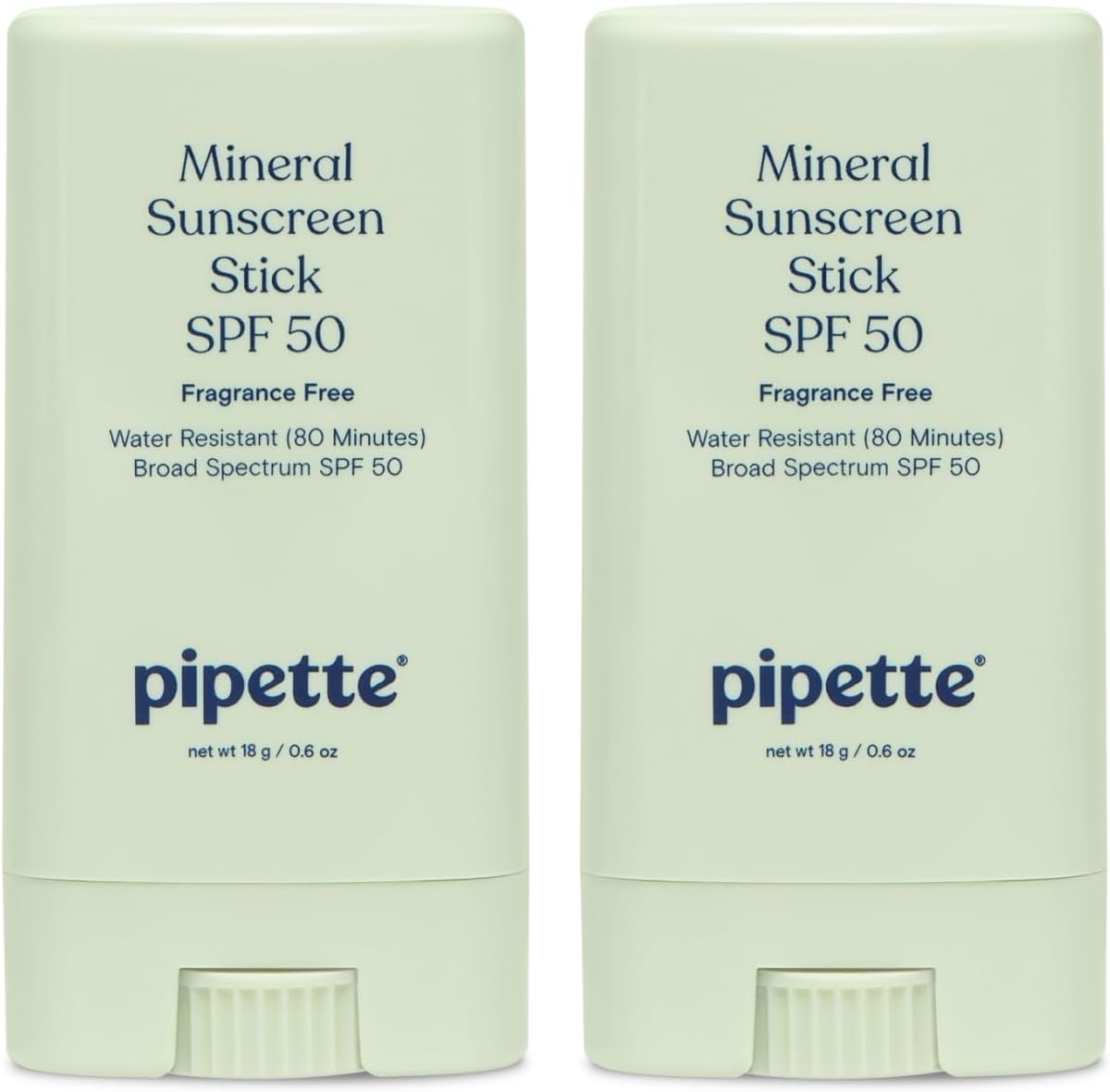 Pipette baby mineral sunscreen stick front view packaging