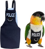 Bird Diaper Flight Suit, Cute Cosplay Parrot Clothes, Easy-to-Wear Washable Nappy, Durable Metal Ring Harness for Cockatiel, Conure, African Grey, Parakeet Outdoor Flying (with Leash,XXL) - Image 12