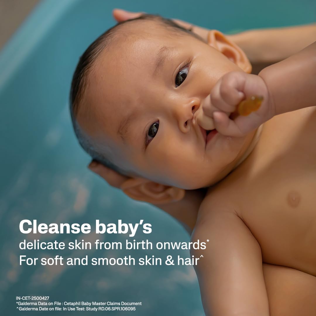 Cetaphil baby wash and shampoo newborn safety info