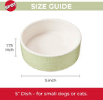 Spot stoneware pet dish lifestyle display