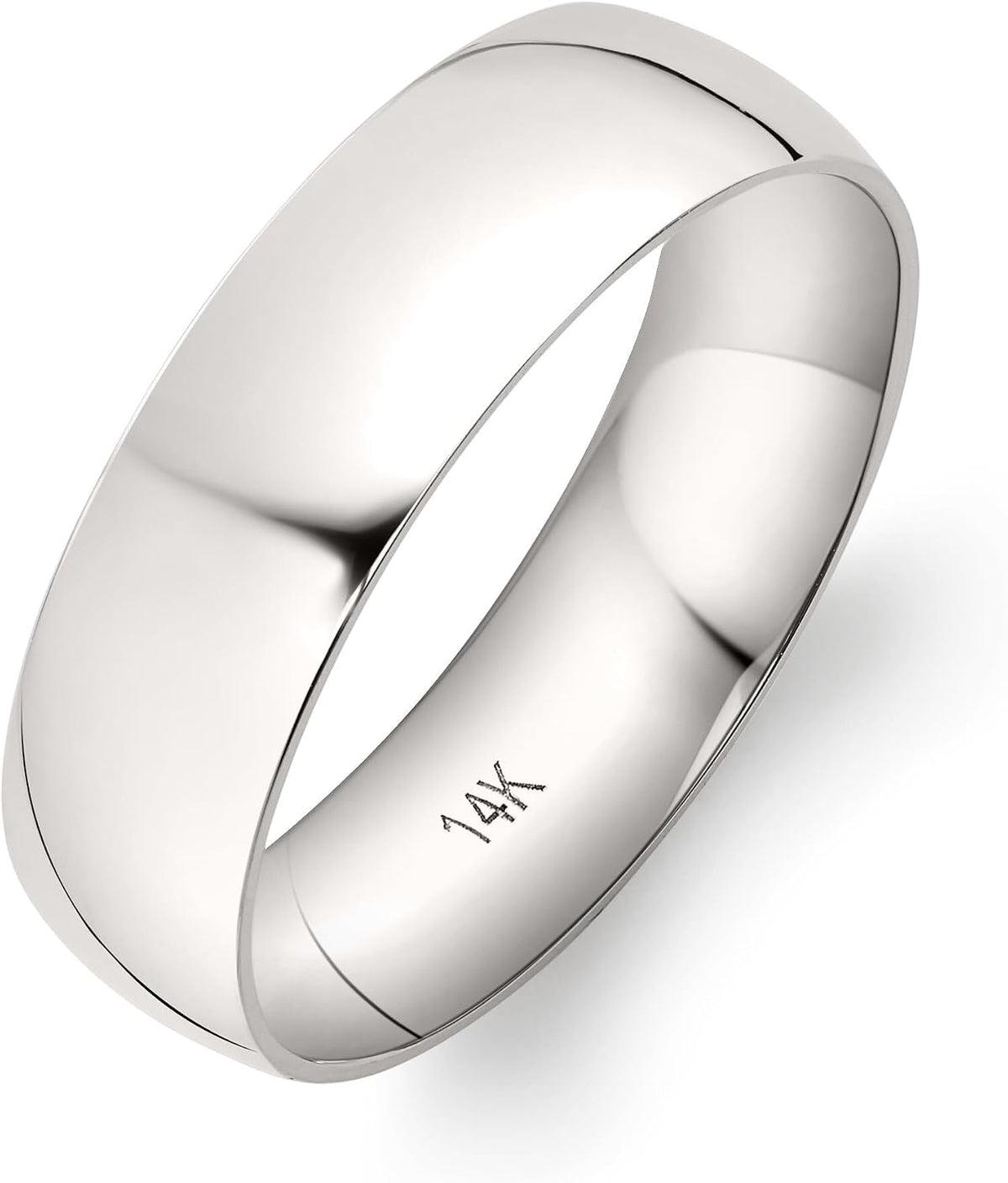 Wedding Band 14K/10K Solid Gold 6mm Comfort Fit Ring Men Women | Stamped 10K, not plated; high-polish, rounded comfort interior; hypoallergenic; made in USA; true-to-size; gift-ready - Image 10