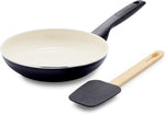 GreenPan Rio Advanced 8" Frying Pan Skillet, Ceramic Nonstick PFAS-Free, Induction Ready, Dishwasher and Oven Safe, Black - Image 11