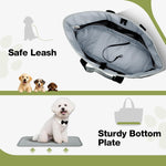 Travel lifestyle shot of Lekereise dog purse carrier