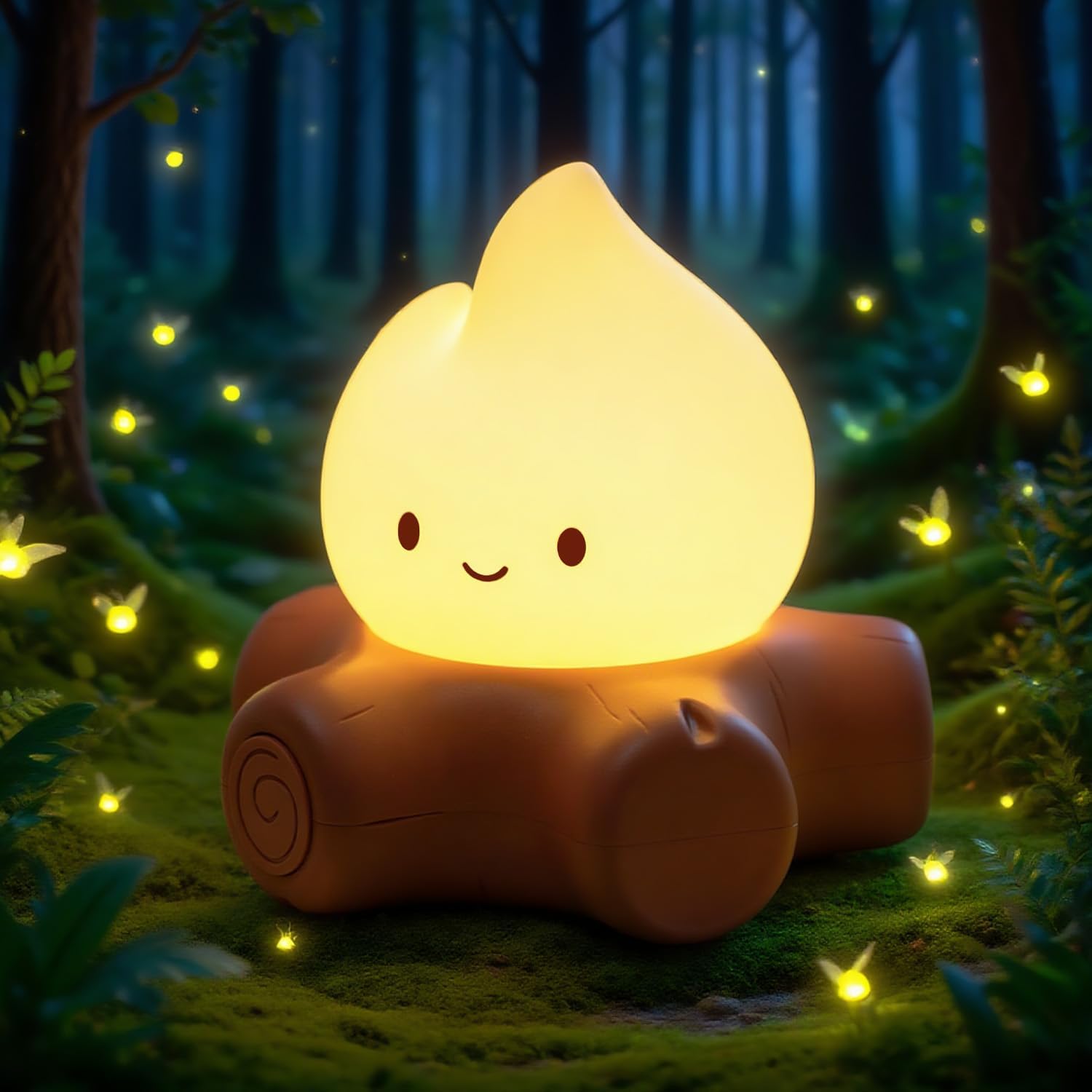 Bandiancy Chibi Campfire Night Light front view