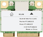 Diyeeni RTL8822CE Mini PCIe Card front view wireless network adapter