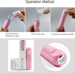 Yunyilan facial mister USB charging port detail