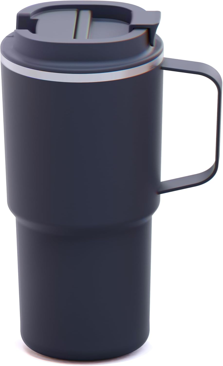 Asobu Black 22 Ounce Nitro Tumbler front view showing ceramic-lined insulated design