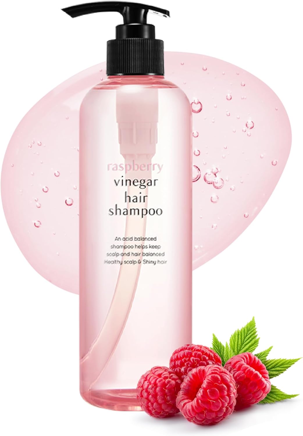 A'PIEU Raspberry Hair Vinegar Shampoo & Rinse Set for Scalp Clarifying, Dandruff & Buildup Removal, Smooth & Shiny Hair, Fresh Raspberry Scent, Korean Hair care (6.76 fl oz | 16.9 fl oz) - Image 9