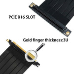 BQZYX graphics card riser cable EMI shielding detail