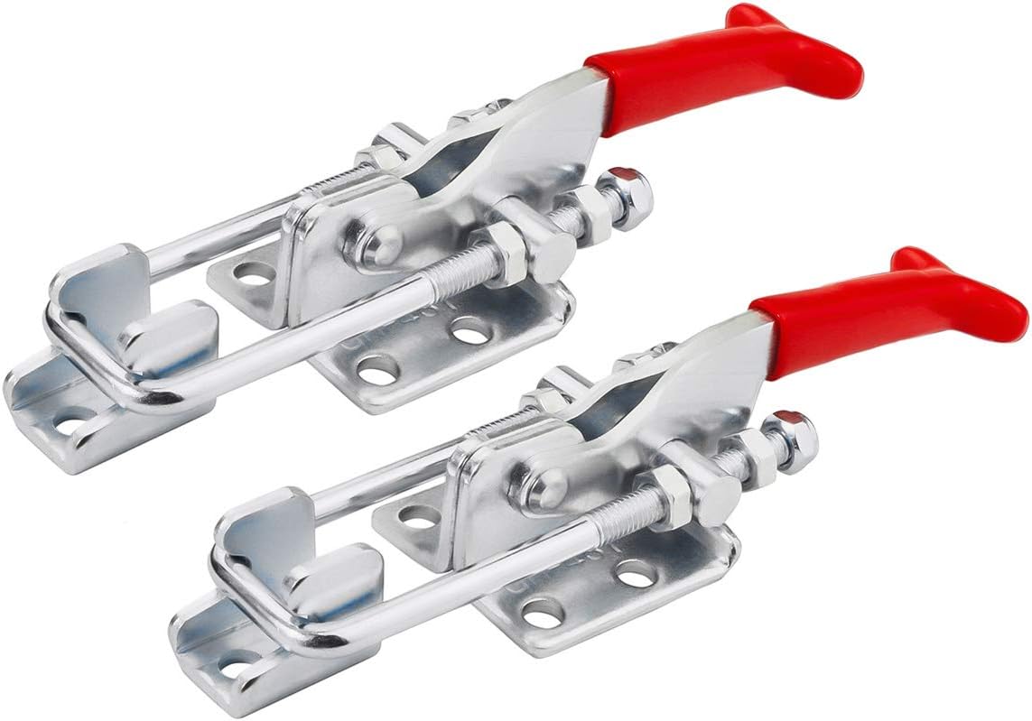 Adjustable Toggle Latch Clamp 4001, 330 Lbs 150Kg Holding Capacity, 4001 Heavy Duty Quick Release Pull Latch Toggle Clamp 6PCS - Image 13