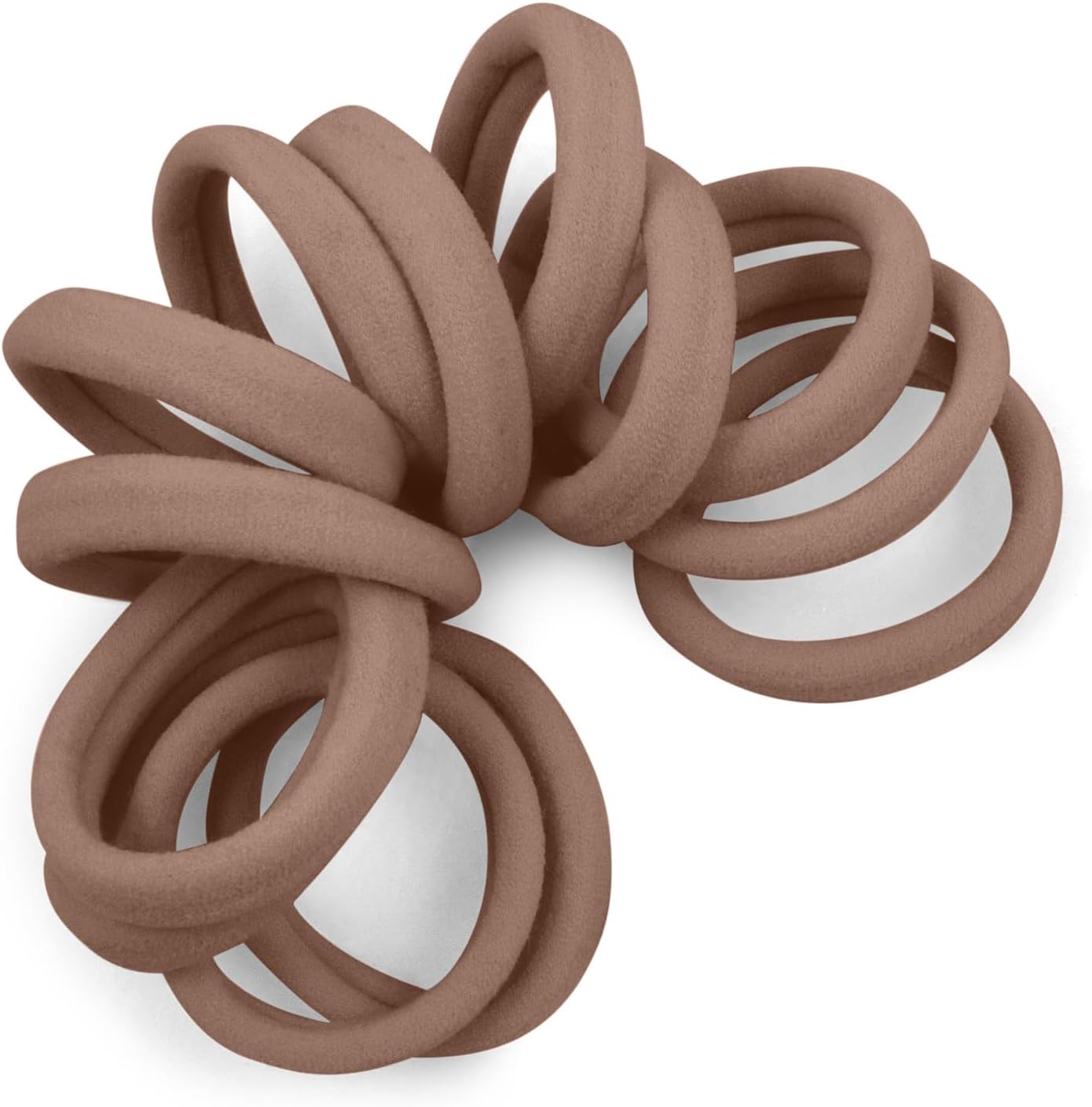 Cyndibands light brown seamless hair ties front view packaging
