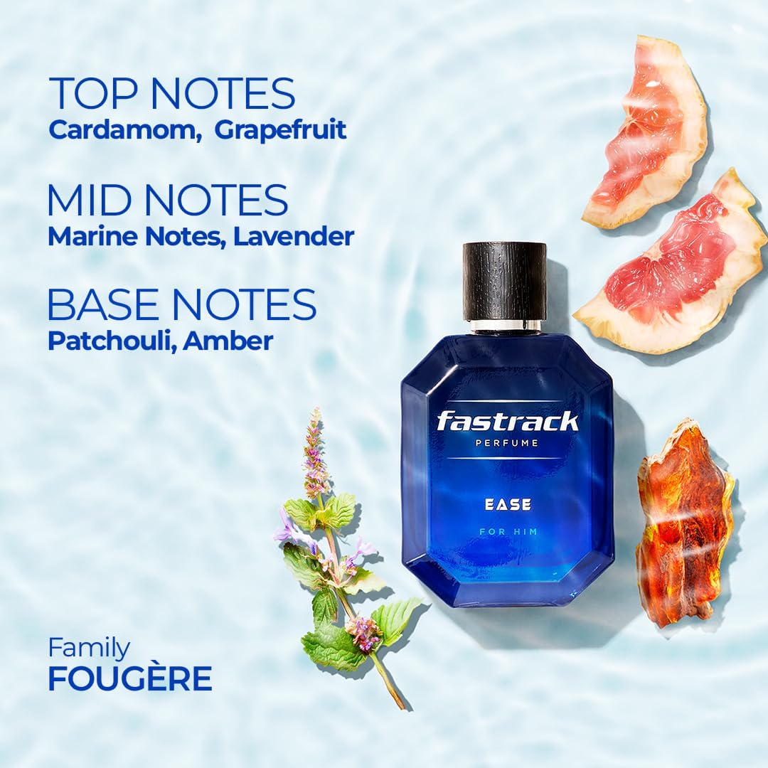 Fastrack Ease perfume side angle display