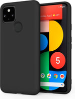 Amzpas Google Pixel 5 black case rear camera cutout detail