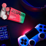 RESPAWN by Razer clean formula sugarless breath mints displaying vitamins B5 and B12 benefits.