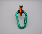 Outdoor climbing gear setup utilizing the HZUTUZH retainer rings