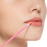 Travel-friendly makeup tool kit with lip applicators