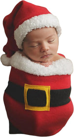 Xmas Newborn Baby Photo Props Boy Outfits Crochet Santa Claus Red Hat Pants | Newborn Picture Outfit,for Baby Girl Photography,Newborn Boy Photoshoot Outfits,Newborn Photography Prop,Xmas Photo Outfit - Image 15