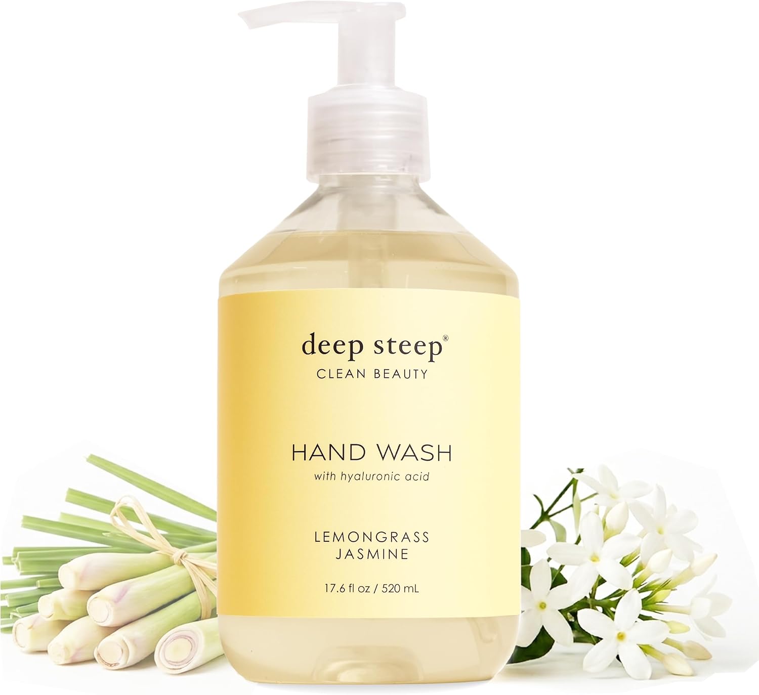 Deep Steep liquid hand wash front view pump bottle