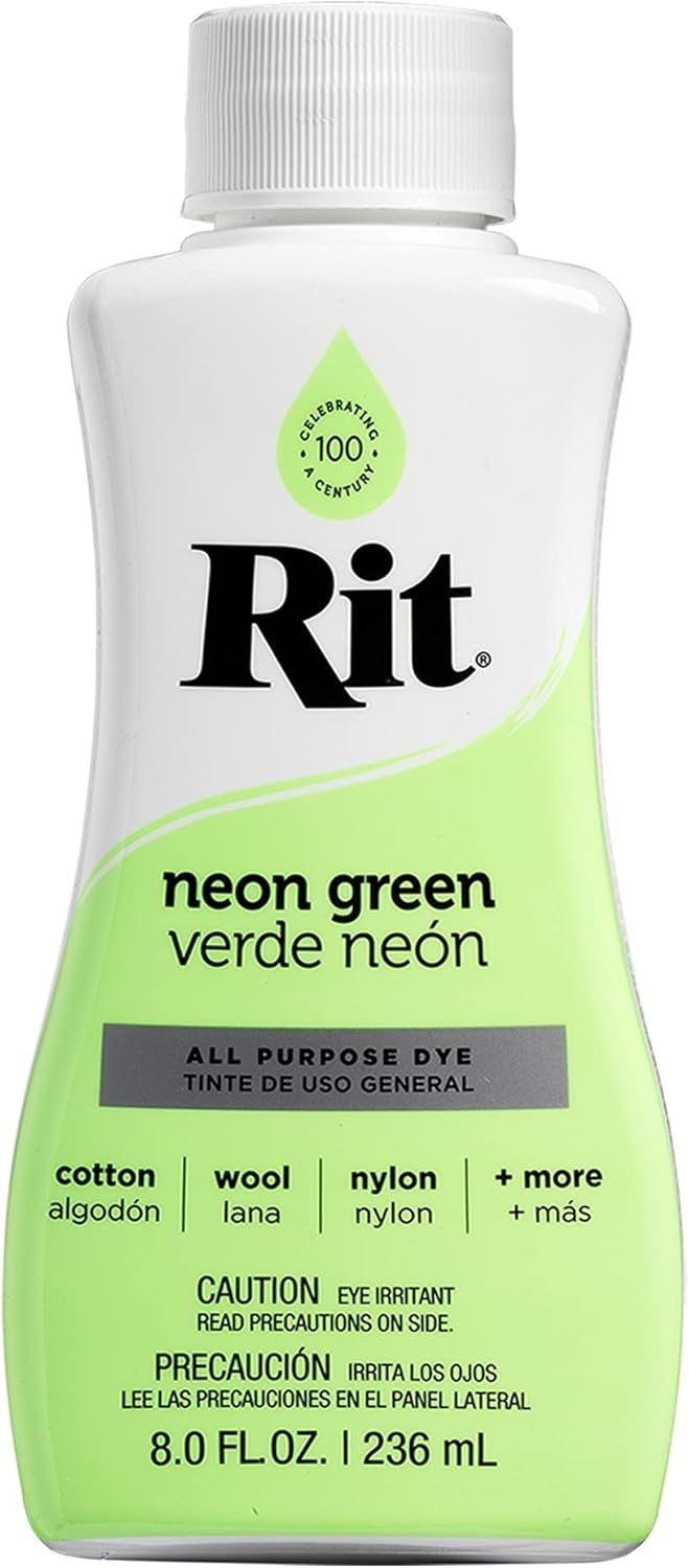 Rit Dye Liquid 8oz-Neon Green - Image 1