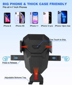 Karltys F150 Car Phone Holder holding thick case smartphone