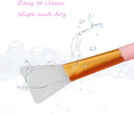 AQSXO flexible silicone mask brush head detail view