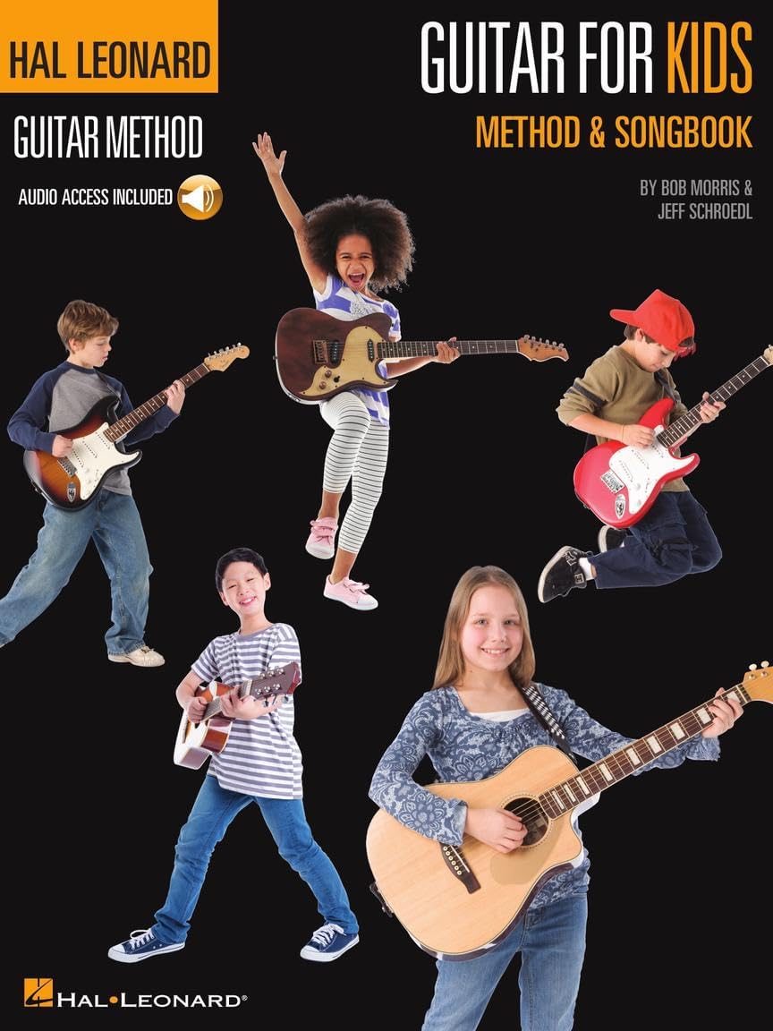 Guitar for Kids â€“ Beginner Guitar Method and Songbook | Step-by-Step Lessons with Fun Songs | Easy-to-Follow Chords, Strumming, and Melodies | Includes Online Audio for Play-Along Practice - Image 1