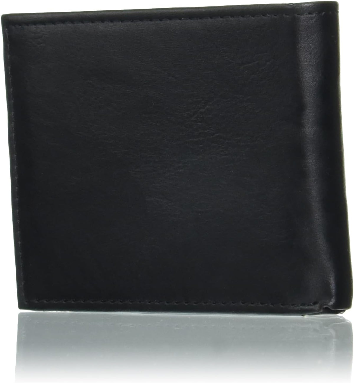 Levi's charcoal black wallet showcasing textured leather surface