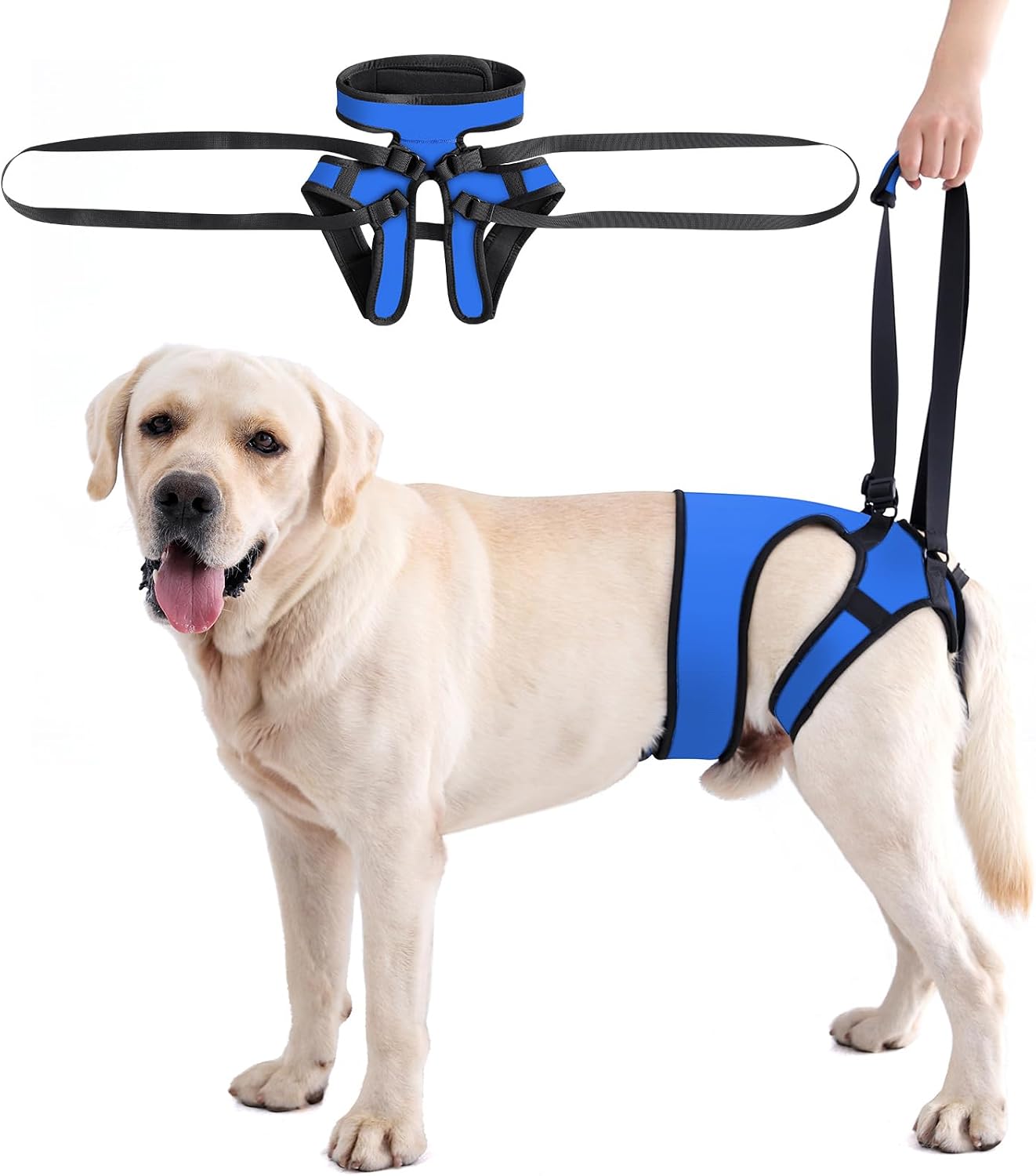 Lianzimau dog sling for large dogs rear support harness