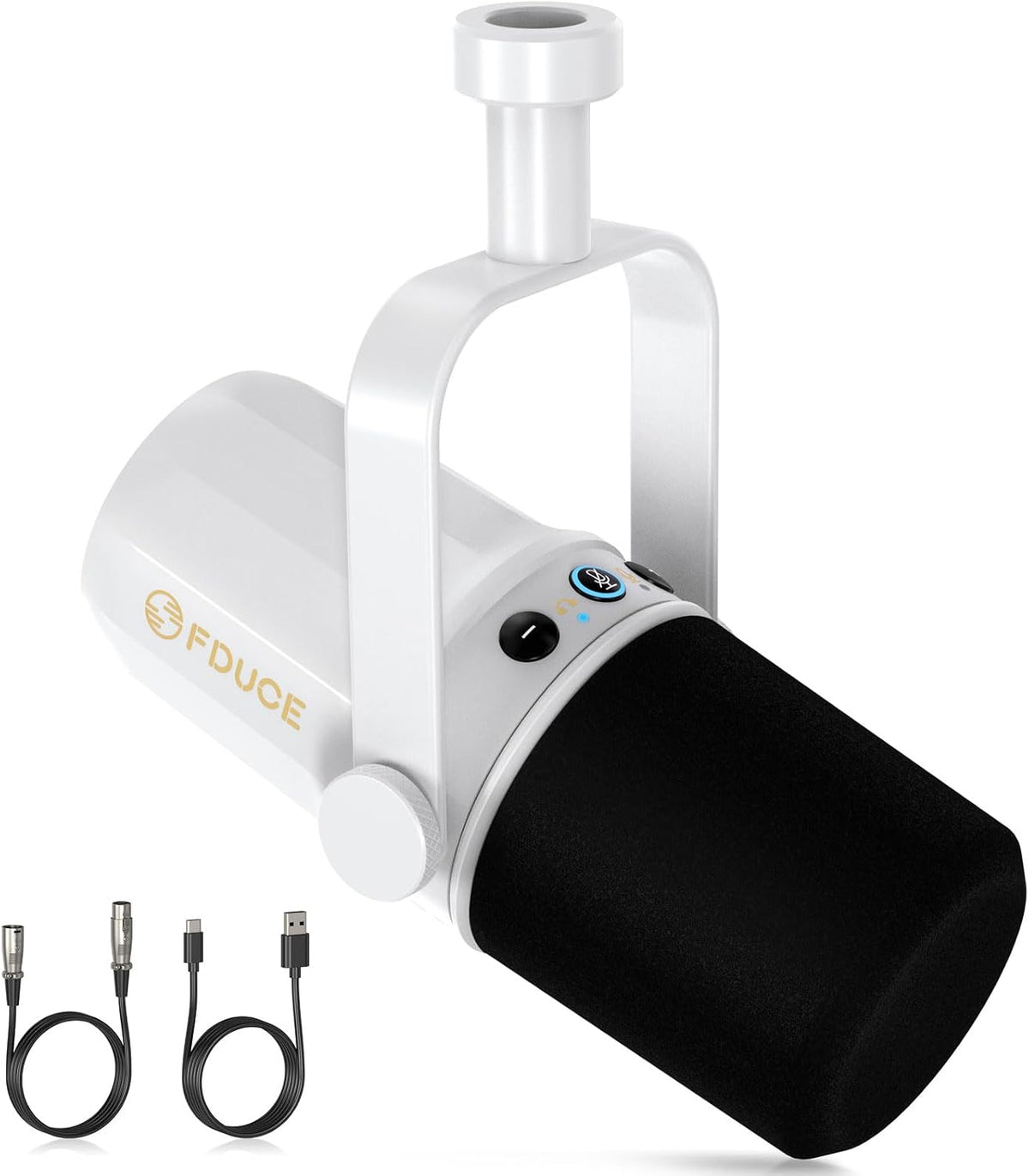 SL40 USB/XLR Dynamic Microphone for Podcasting, Gaming, Live Streaming and Recording, Built-in Headphone Output, LED Mute Button, All Metal, Voice Isolation Technology - Image 10