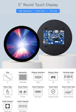 Waveshare Raspberry Pi compatible display rear ports