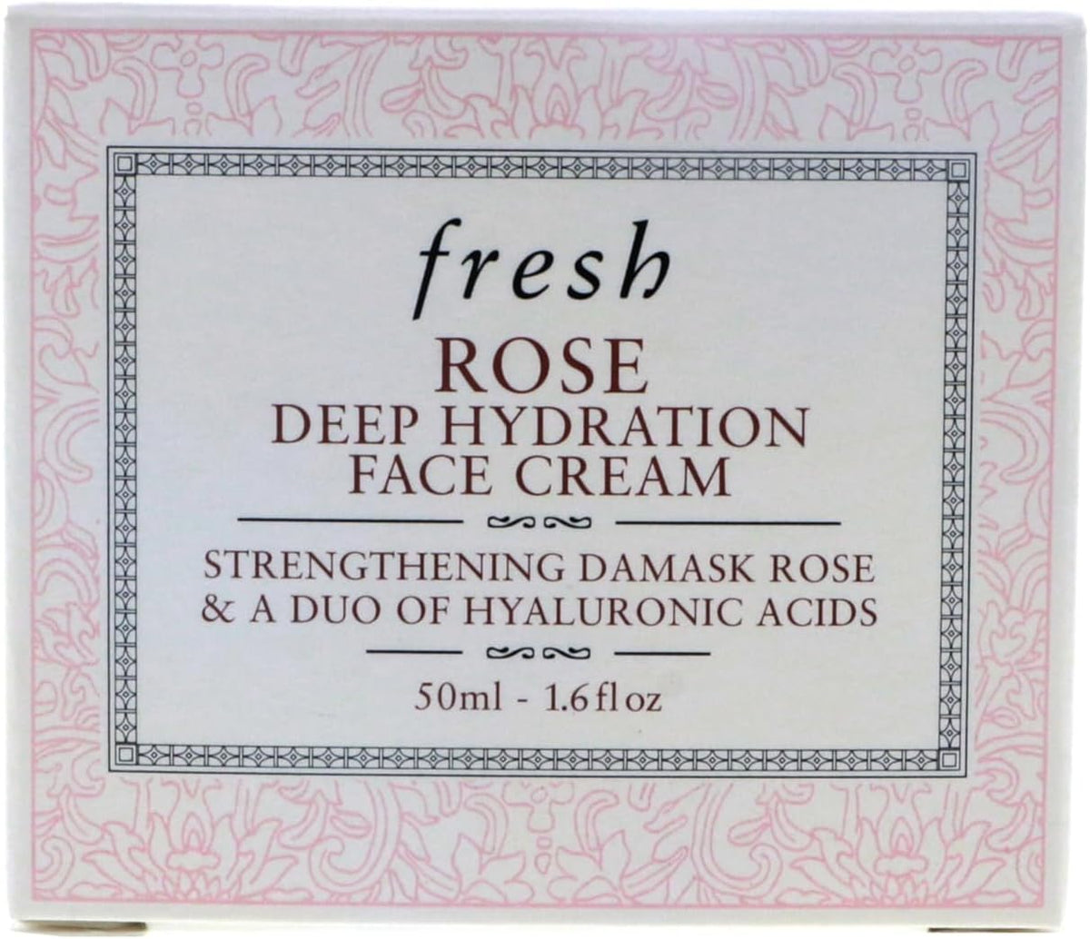 Fresh Rose Deep Hydration Strengthening Face Cream product packaging box view