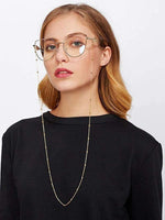AllenCOCO glasses holder around neck styled as a fashion necklace