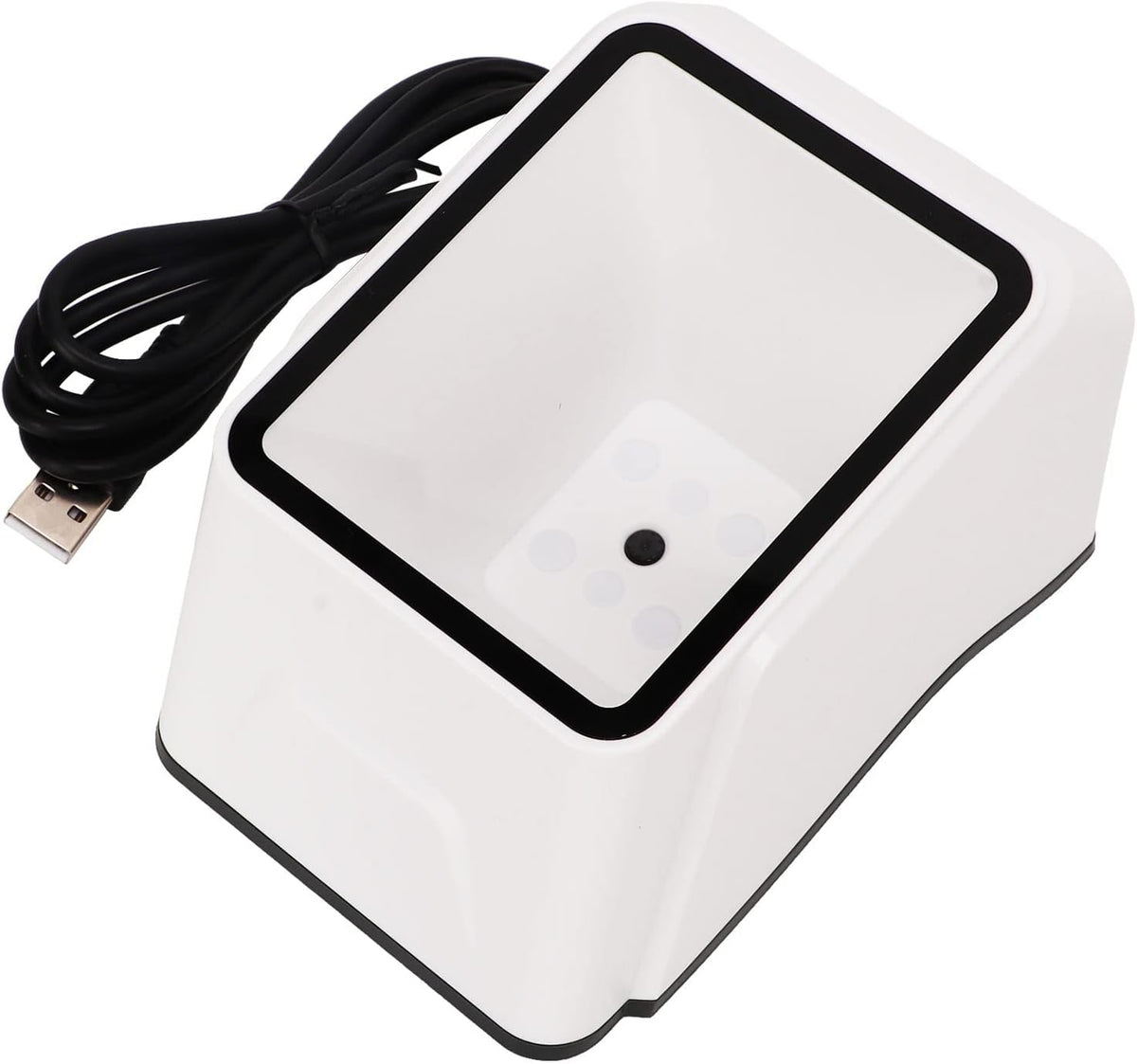 YWBL-WH desktop barcode scanner front view
