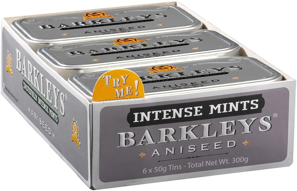 Barkleys Liquorice Breath Mints - Strong Licorice Flavored Cool Mint Candy For Party, After Dinner, Wedding, Every Day Use - Vegan Breath Mints In Reusable Classic Travel Tins, 1 Pack - 50 Count Each - Image 11