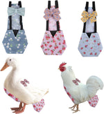 MANON ROSA goose clothes diaper packaging contents showing all six assorted pattern pieces