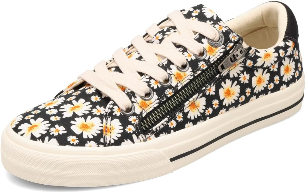 Taos Z Soul Women's Sneaker - Stylish Platform Sneaker with Removable Footbed, Arch Support, Premium Cushioning, Lace-Up Adjustability, and Easy Access Zipper - Image 9