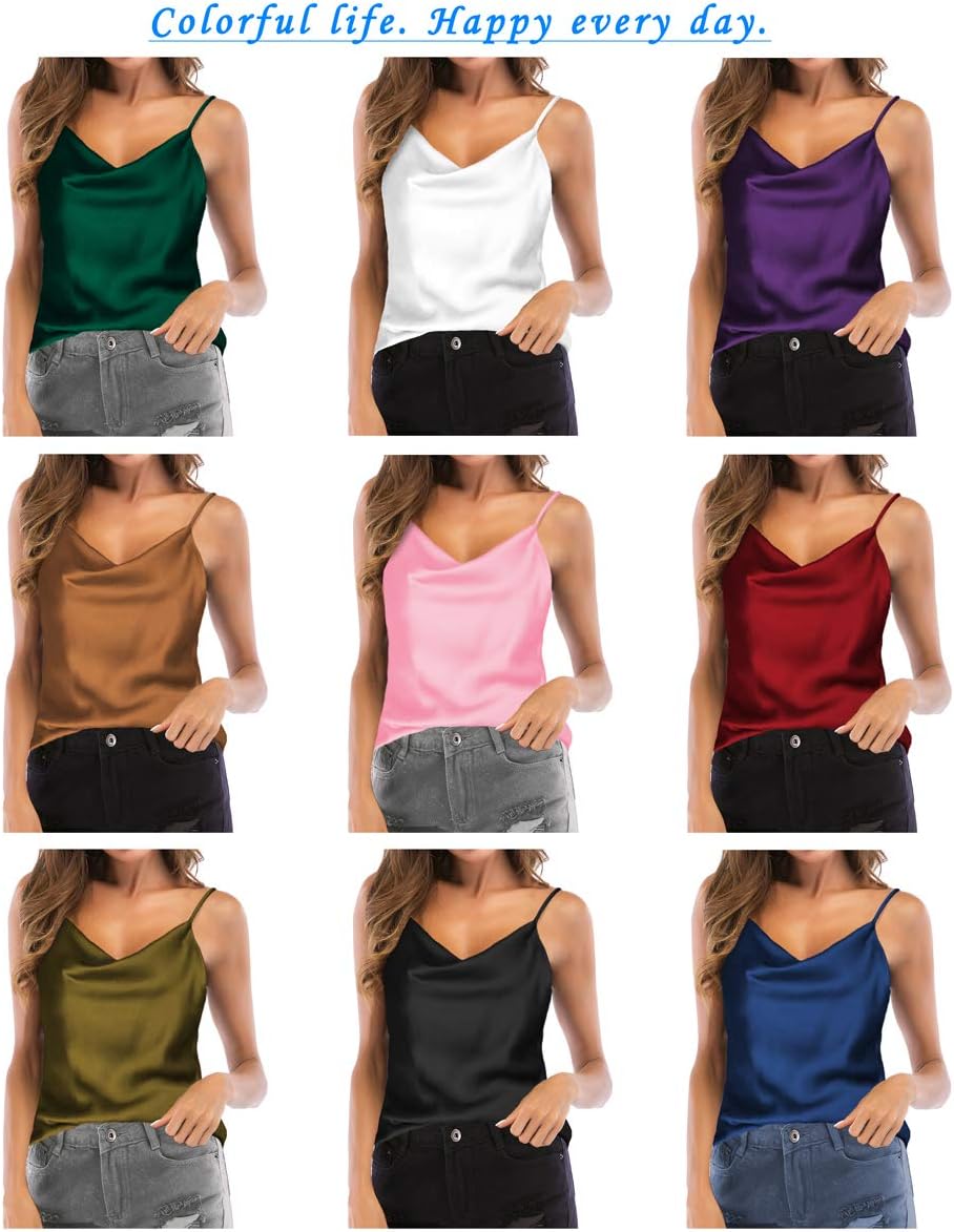 Toutouai cowl neck tank top close up fabric texture