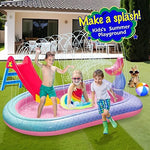 Deflated and folded compact summer water toy ready for travel storage