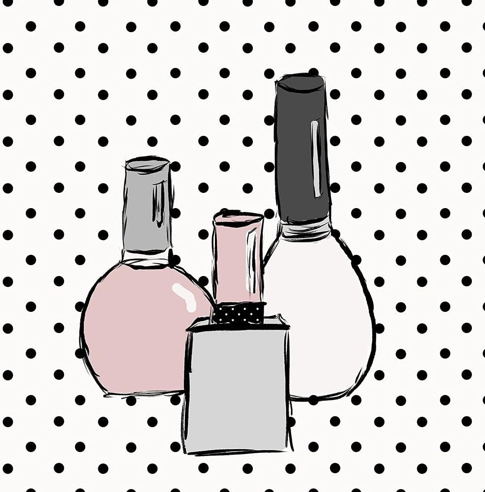 Posterazzi Nail Polish Dots fine art print front view wall decor