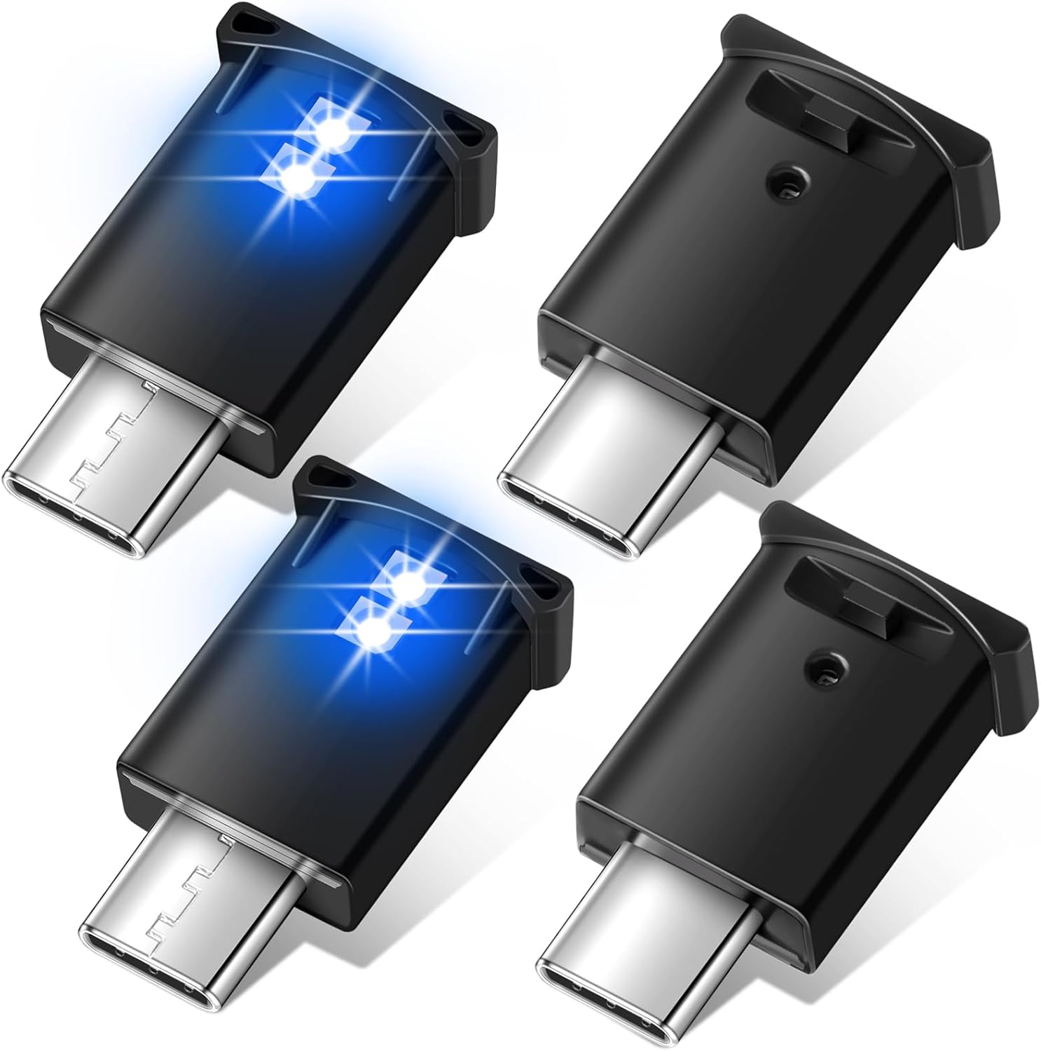 Frienda 4 Pieces Mini USB LED Light front view showing compact Type-C connector plug