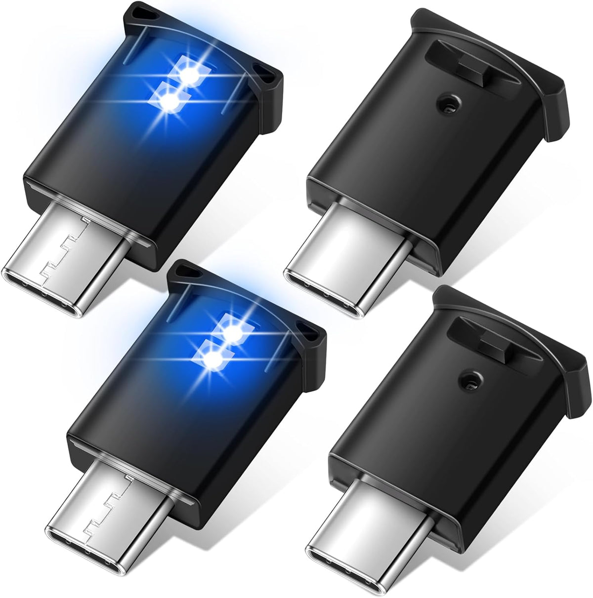 Frienda 4 Pieces Mini USB LED Light front view showing compact Type-C connector plug