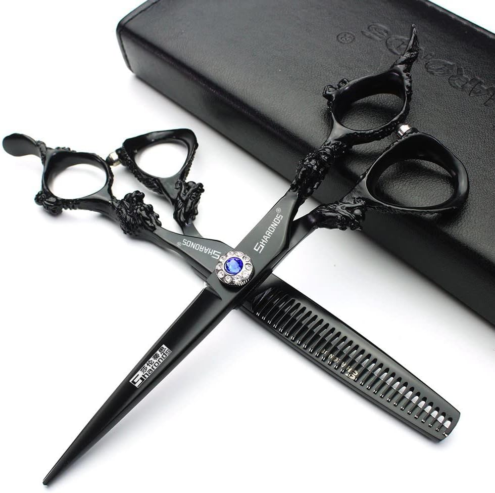 Axemoore professional hair cutting scissors front view