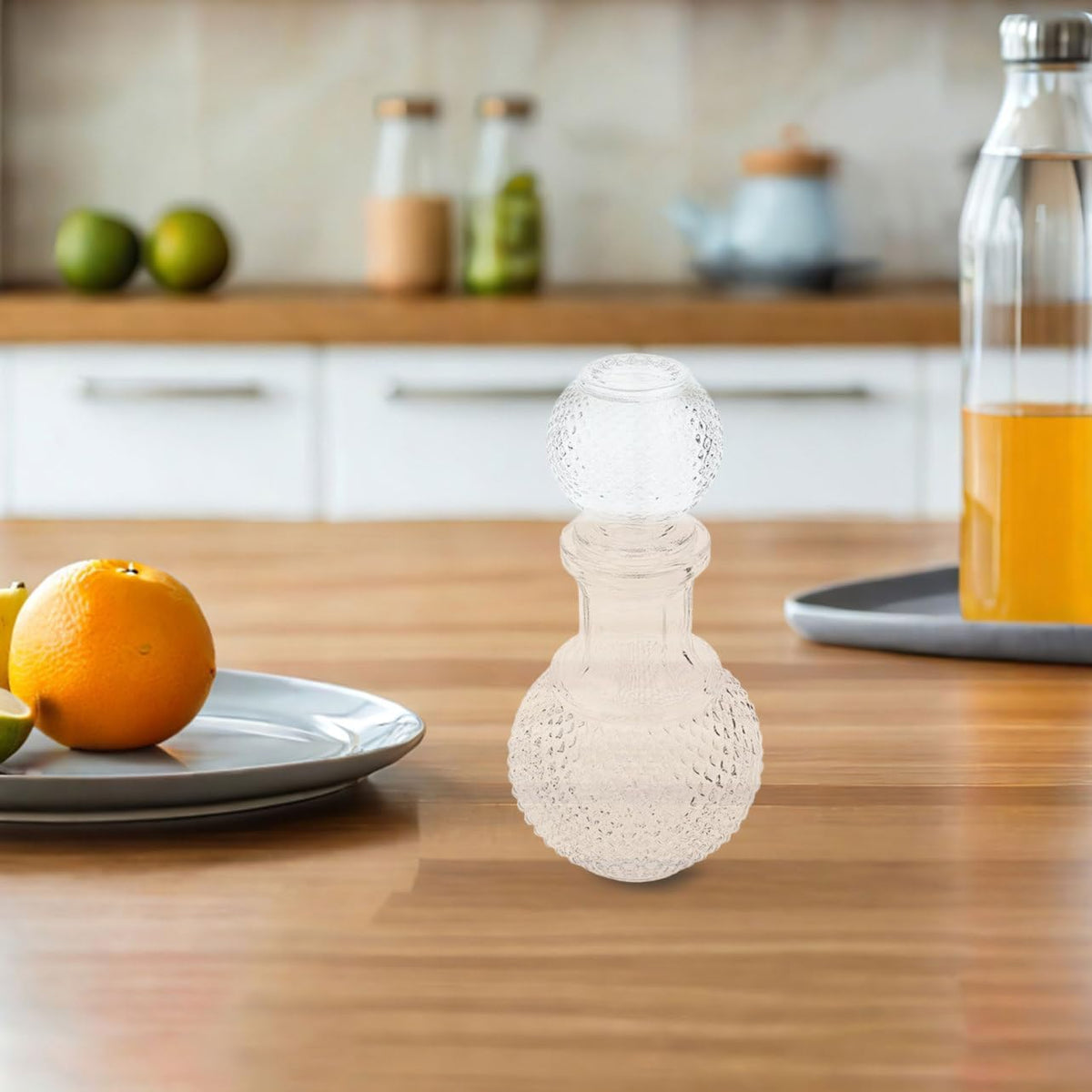 NAMOARLY barware glass decanter top view